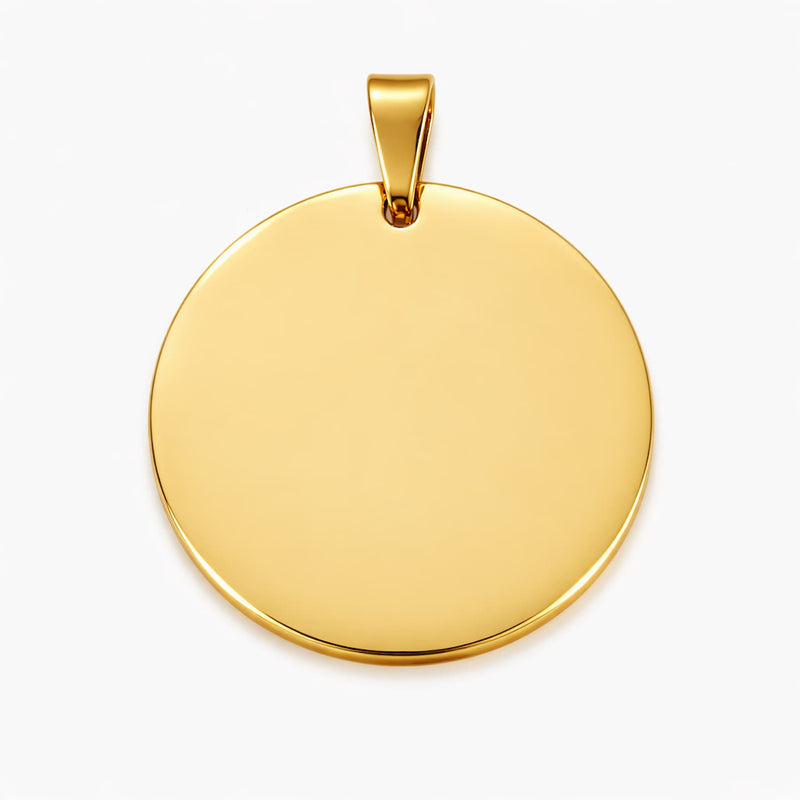 Médaille en inox doré