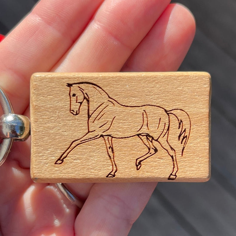 Porte clé personnalisable gravé en bois