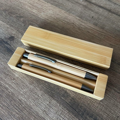 Coffret de deux stylos gravés personnalisés