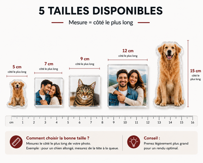 Aimant photo personnalisé – Transformez vos plus beaux souvenirs en magnet unique