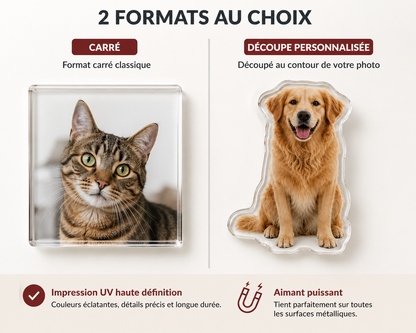 Aimant photo personnalisé – Transformez vos plus beaux souvenirs en magnet unique