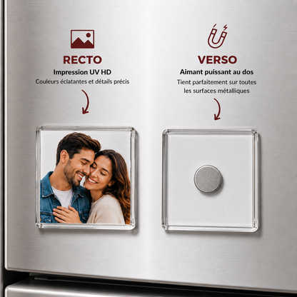 Aimant photo personnalisé – Transformez vos plus beaux souvenirs en magnet unique