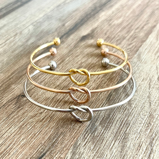 Bracelet jonc ouvert en inox