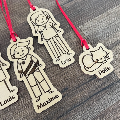 Décorations de Noël en Bois Personnalisées pour Sapin : une alternative originale aux boules de Noël classiques