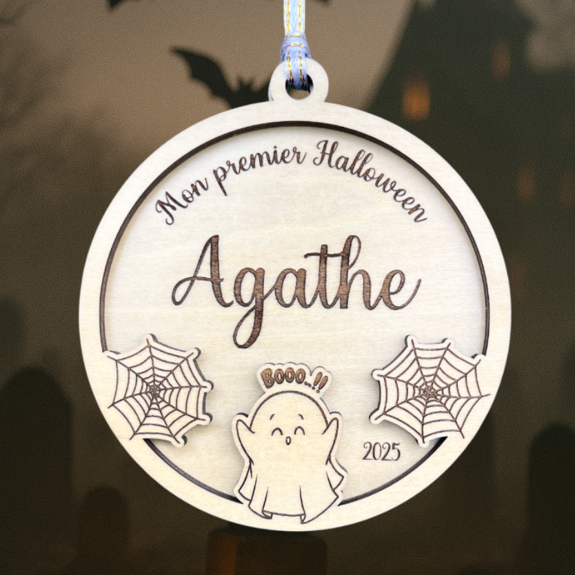 Décoration en bois Mon Premier Halloween