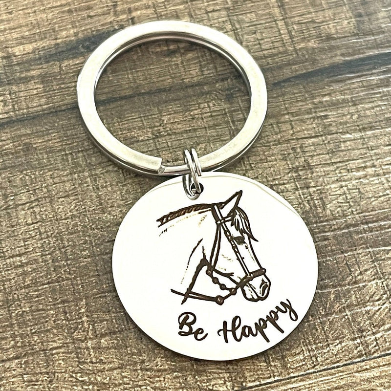 Médaille personnalisée licol pour cheval ou poney