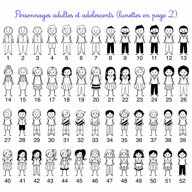personnages liste 1