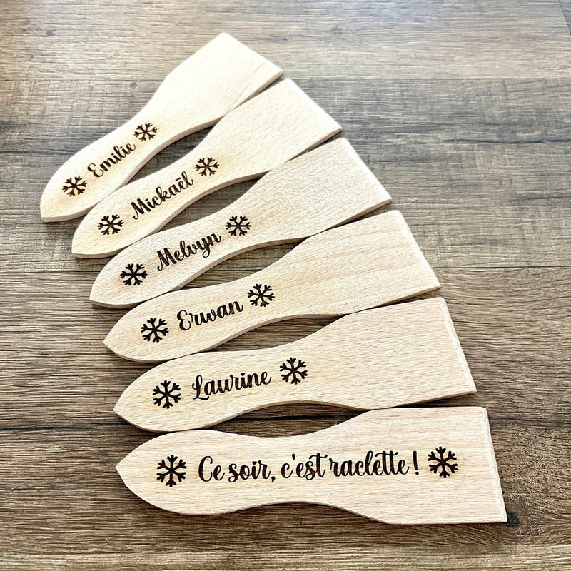 Spatule à raclette personnalisée