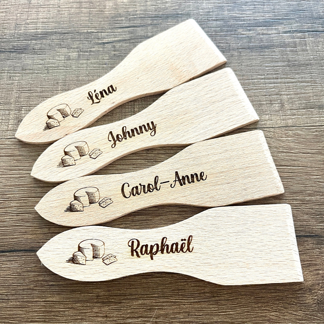 Spatule à raclette personnalisée