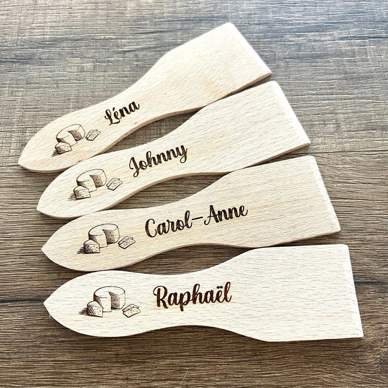 Spatule à raclette personnalisée
