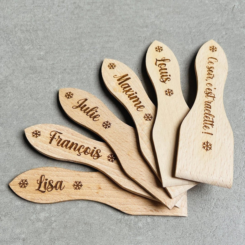 Spatule à raclette personnalisée