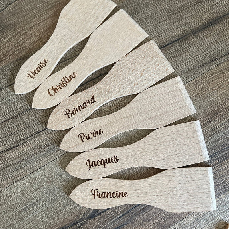 Spatule à raclette personnalisée